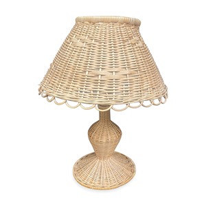 Woven rattan table lamps highest quality tabletop accent lamp for <b>study</b> <b>desk</b> & nightstand - Product Image 1