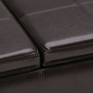 Avalon Tanners marrone deposito Ottoman elegante collezione sgabello e Ottoman - Product Image 6