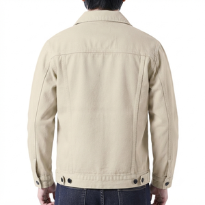 Premium Style <b>Men</b> <b>Denim</b> <b>Jacket</b> Casual Slim Long Sleeve Winter Multi Pocket Fashion Outdoor 100% Cotton <b>Men</b> Classic <b>Denim</b> <b>Jacket</b> - Product Image 2
