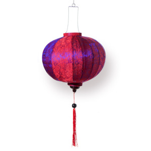 Fournisseur vietnamien de lanternes en tissu de haute qualité de Hoi An, lanternes décoratives en bambou naturel et soie. - Product Image 1