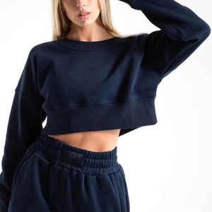 Sudadera Oversize Unisex de Estilo Único para Mujer, Hombros Caídos, Color Sólido, Nueva Moda, Poliéster/Algodón Transpirable, Invierno 2026, Mejor Precio - Product Image 5