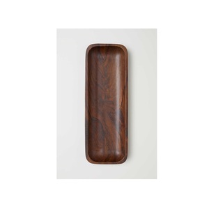 Bandeja de Madera Natural Rústica Hecha a Mano con Asas para Servir Desayuno, Café, Té, Bocadillos, Comedor y Hogar - Product Image 6