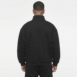 Men Oversize Long Sleeve Track <b>Jacket</b> High Quality Cotton Fleece Chenille Printed <b>Jacket</b> Stand Collar Casual Training <b>Jacket</b> - Product Image 2