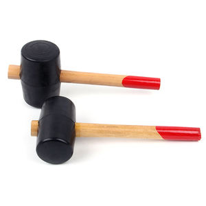 Martillo <span class=keywords><strong>de</strong></span> <span class=keywords><strong>Goma</strong></span> con Mango <span class=keywords><strong>de</strong></span> Madera, Herramienta Manual Duradera y Segura, Martillo <span class=keywords><strong>de</strong></span> Reflejos con Soporte OEM para Trabajos <span class=keywords><strong>de</strong></span> Madera - Product Image 5