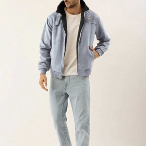 Camisa de Cuero de Camello de Alta Calidad a Precio de Oferta, Resistente al Viento, con Cuello Camisero y Cierre de Cremallera, Estilo Casual para Hombre - Product Image 3