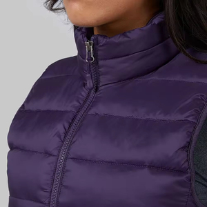 Chaleco Acolchado de Alta Calidad para Invierno, Resistente al Viento, para Mujer, Calidad Premium, Transpirable, Color Sólido, Corte Regular - Product Image 5