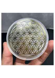 Plaque de Sélénite de 5 et 6 Pouces pour Recharge Énergétique, Cristal Naturel Sculpté, Vente en Gros - Product Image 2