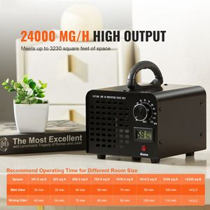 Generatore di Ozono Commerciale/Industriale ad Alta Capacità - 24000mg/h, Eliminatore di Odori per il Miglioramento dell'Aria Domestica - Product Image 4