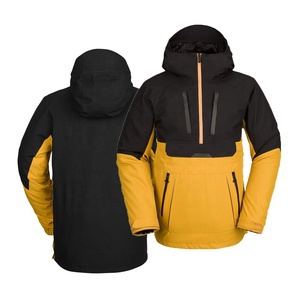 Vestes de ski coupe-vent à manches longues de couleur unie, grande taille |   Prix d'usine, vente en gros, vestes de ski unisexes de la meilleure qualité - Product Image 6
