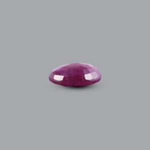 65 Carat Natural African Ruby Oval Cabochon Loose Gemstone for Fine Jewelry - Product Image 3