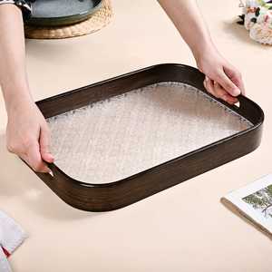 Bandeja de Servir de Madera con Diseño Elegante, Utensilios de Cocina, Decoración del Hogar, Bandeja para Exhibir Alimentos, Vajilla de Madera de la Mejor Calidad, Bandejas para Servir Comida - Product Image 3