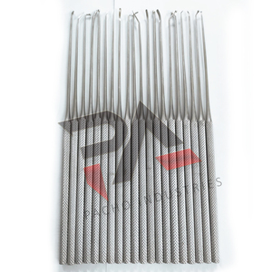 ชุดเครื่องมือผ่าตัดระบบประสาทสัตว์แพทย์คุณภาพสูง 20 ชิ้น รุ่น Rhoton Micro Dissector แบบขยาย ทำจากเหล็กกล้าไร้สนิม - Product Image 2