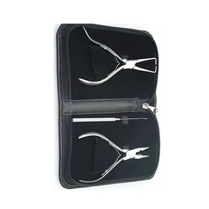 Kit Profesional de Herramientas para Extensiones de Cabello en Estuche de Cuero, Ajustable, para un Estilo Ilimitado, para Salón - Product Image 2