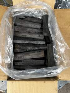 Natural Hard Wood Black Lump Charcoal 7000-8000 Kcal/kg Calorific Value Extended Burning Duration for <b>BBQ</b> Outdoor Restaurant Use - Product Image 2