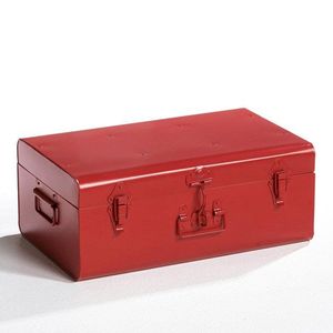 Gray Metal Storage <b>Boxes</b> with Copper Accents Rectangular <b>Stacking</b> Design Minimalist Style for Sundries Organization - Product Image 3