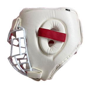 Protège-tête de karaté en EVA, visière transparente, fermeture à boucle, protection intégrale du visage - Product Image 5