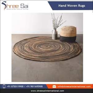 Tapis plat en coton tissé léger et réversible moderne Dhurrie pour la maison, le salon, la chambre à coucher, tapis de sol doux et lavable à bas prix - Product Image 4