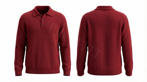 Chemise personnalisée à manches courtes en tricot avec fermeture boutonnée, design classique, style confortable, anti-plis - Product Image 6