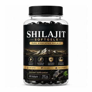 Capsules de Shilajit à force maximale, complément alimentaire à base de plantes, 100% naturel, capsules de Shilajit en vrac, fournisseur de qualité en Inde - Product Image 1