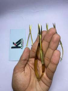 Tijeras Profesionales Kaamir Instruments KI-SS-37 de Acero Inoxidable con Punta Afilada para Recortar Cutículas de Uñas con Precisión - Product Image 5