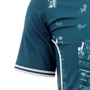Custom Sublimated Soccer Jersey Unisex Color Blocked Short Lightweight Quick Dry Breathable 100% Polyester Team Uniform OEM ODM - Product Image 3