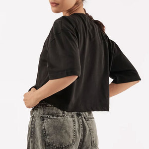 New Design Best Service Comfortable Fit Stylish With New Arrival Good Supplier High Quality Street Wear Printed Women Crop Top - Product Image 4