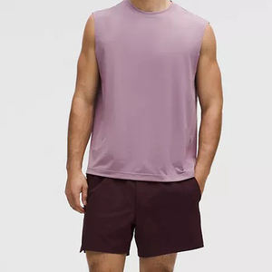 Camisetas sin Mangas Transpirables de Punto para Hombre, 100% Personalizables con Logotipo Frontal, para Fitness y Entrenamiento, de Alta Calidad, en Algodón/Poliéster, para Verano - Product Image 5