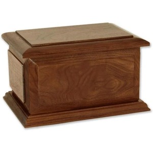 Brown Pet Urn With Custom <b>Dog</b> Photo Frame For Adult Human <b>Ashes</b> Beautiful Rectangular Shape Funeral Urn With Free Velvet Bag - Product Image 3