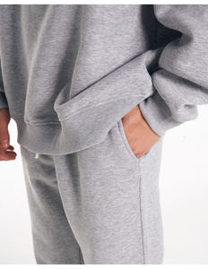 Ropa Personalizada al por Mayor para Hombre, Corte Regular, 100% Algodón, Gris Jaspeado, con Capucha, Cintura Elástica, Secado Rápido, Resistente al Viento, Sólido - Product Image 6