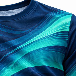 Camiseta de sublimación al por mayor para hombre, tela de poliéster premium, camiseta deportiva, camiseta con estampado completo personalizado para deportes y uso casual. - Product Image 3