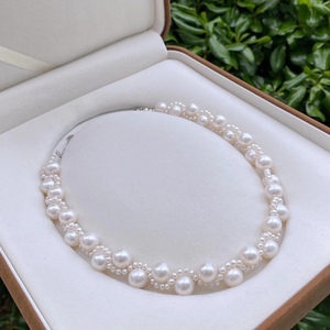 Collar de Perlas de Agua Dulce Natural Retro para Xiaomi con Cadena Brillante de Galaxia, Joyería en Capas de Moda para Mujer - Product Image 1