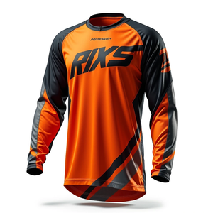 Nueva Camiseta de Motocross Personalizada de Alta Calidad, Transpirable, de Secado Rápido, Talla Grande, Manga Corta, para Adultos - Product Image 3