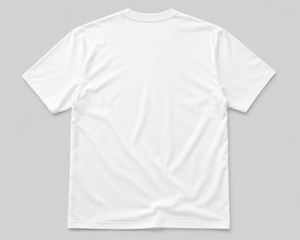 T-shirt pour homme de haute qualité, blanc, col rond, manches courtes, 100% coton, coupe classique, motif lettres, décontracté, tricoté, vente en gros - Product Image 2