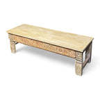 Bancos de Madera Estilo Vintage de la India, Banco de Madera Resistente para el Hogar, Decoración Vintage Combinable - MOQ 1 Contenedor Únicamente - Product Image 2