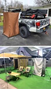 Tente de douche pour voiture légère, imperméable, quatre saisons, avec ouverture automatique rapide, portable, pour le <span class=keywords><strong>camping</strong></span> - Product Image 4