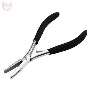 Gorra de peluca de lujo de marca privada, red de malla elástica para el cabello con gorro de cúpula portátil elástico de extremo cerrado tipo medias para hacer pelucas, tipo alicates - Product Image 1