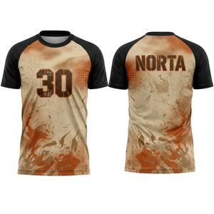 Camiseta de Fútbol con Sublimación de Mármol Abstracto, Impresión Digital Completa, Secado Rápido, Uniforme de Equipo para Hombre, Top de Entrenamiento - Product Image 1