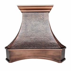 Campana extractora vintage de cobre, cubierta de chimenea de metal premium para cocina, diseñada para cocina profesional y decoración elegante del hogar. - Product Image 6