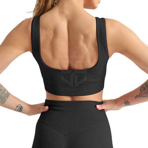 Ensemble de yoga sportif sans couture, 2 pièces, dernier design, haute qualité, pour femmes - Product Image 6