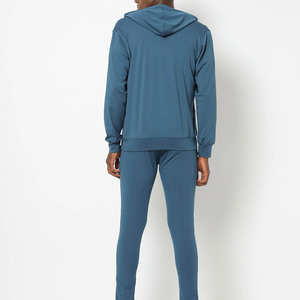 Nuevo Conjunto Deportivo Informal de Invierno para Hombre, con Capucha, Color Sólido, 100% Algodón Transpirable - Product Image 4