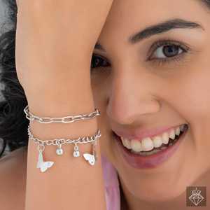 PRAO Multilayer <b>Butterfly</b> Design Fashion Charm <b>Bracelet</b> - Product Image 1