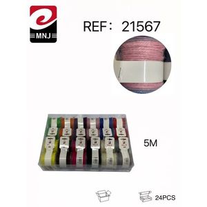 HILO Cuerda de Cáñamo de Colores de 5 Metros para Manualidades y Fines Decorativos - Product Image 1