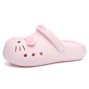 Cute Cartoon Cat <strong>Women</strong> Girls <strong>Clogs</strong> Slip on Breathable Soft Sole EVA Garden <strong>Shoes</strong> Lightweight Two-way Wear Outdoor Beach Sandals - Product Image 6