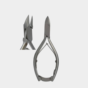 Pince à ongles droite en acier inoxydable de 13 cm, à mâchoires coniques et fines, coupe-ongles professionnel pour podologie et ongles incarnés - Product Image 1