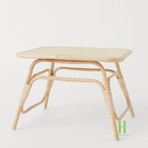 Meilleure vente en gros : Table à manger ronde en rotin naturel fait main, table basse en osier, mobilier de maison écologique, décoration de salon - Product Image 3