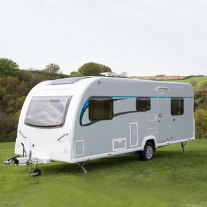 Autocaravana Moderna de Lujo con Cocina y Espacio para Dormir para 4/2 Personas, Ligera y Fácil de Transportar, Capacidad de Carga de 4500 kg, Acero, para Campamentos al Aire Libre - Product Image 1