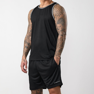 Ventes chaudes, nouveautés, débardeur de sport unisexe en polyester/coton respirant, séchage rapide, tricoté, couleur personnalisée, grande taille pour hommes - Product Image 1