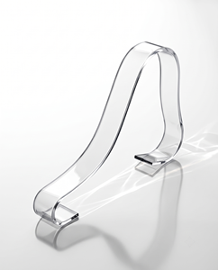 Modern <b>Clear</b> Acrylic <b>Shoe</b> Display Riser Inserts for Retail Spaces-Customizable Size & Color for Design - Product Image 3