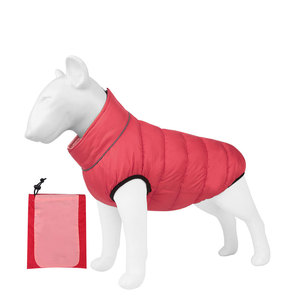 Veste légère et moderne en polyester et coton pour petits chiens et chats, tissu doux et confortable, idéale pour les sorties hivernales - Product Image 1
