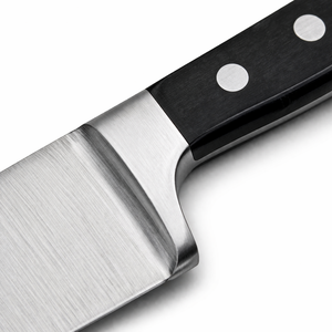 Cuchillo de Chef de Acero Inoxidable Forjado a Mano, Hoja de 8 Pulgadas, Mango de Resina Ambidiestro, Funda de Cuero, Apto para Lavavajillas, Grosor de 3.0 mm - Product Image 2